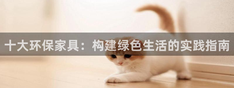 杏耀平台待遇：十大环保家具：构建绿色生活的实践指南