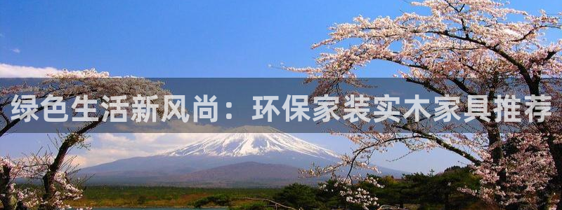 杏耀平台登录入口：绿色生活新风尚：环保家装实木家具推荐